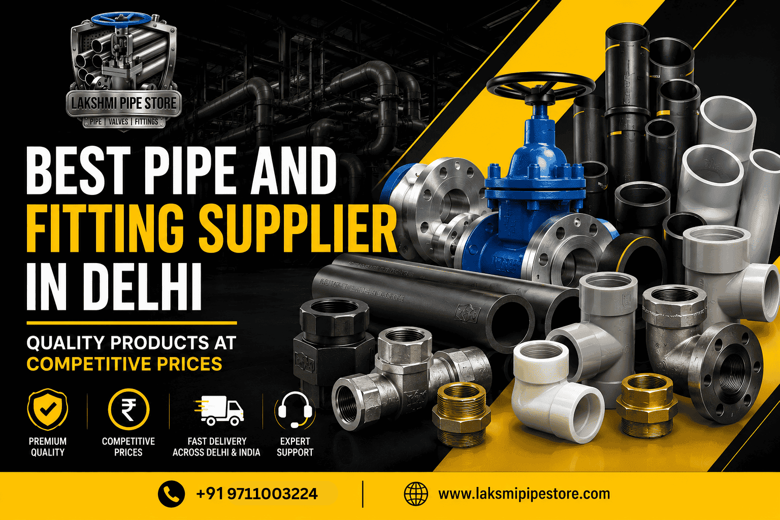 Best Pipe and Fitting Supplier in Delhi – Quality Products at Competitive Prices