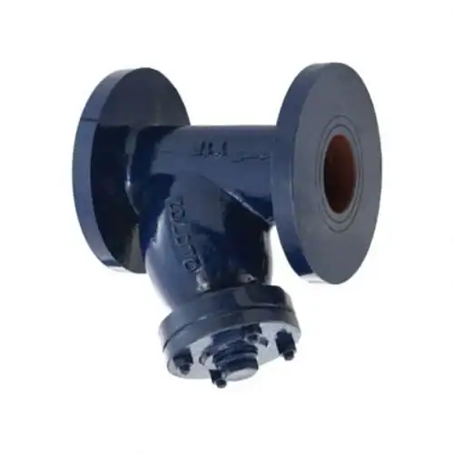 Y-type strainer cutaway or product