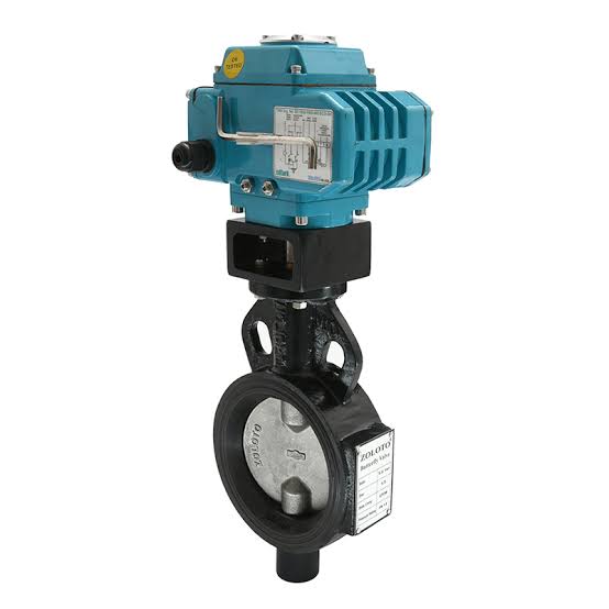 Zoloto CI Butterfly Valve Motor Operated PN10 1078F