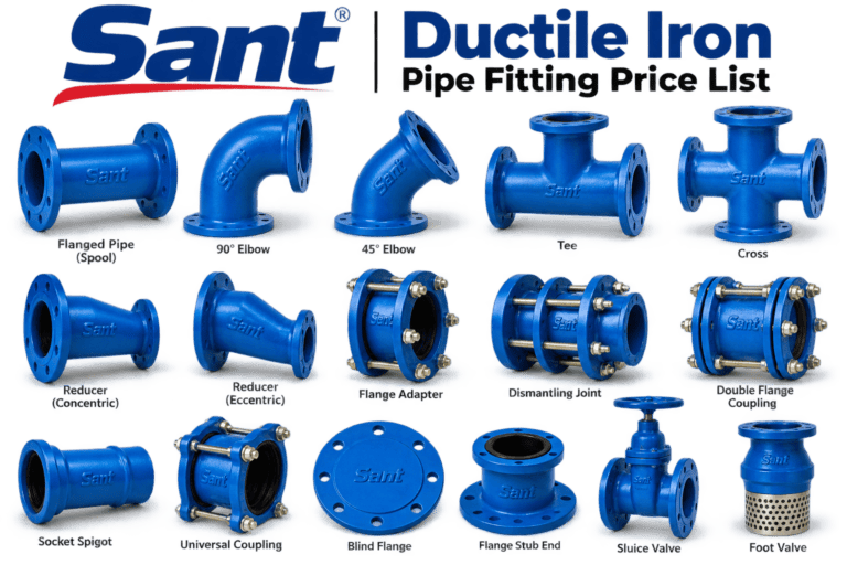 Sant DI Pipe Fittings Price List